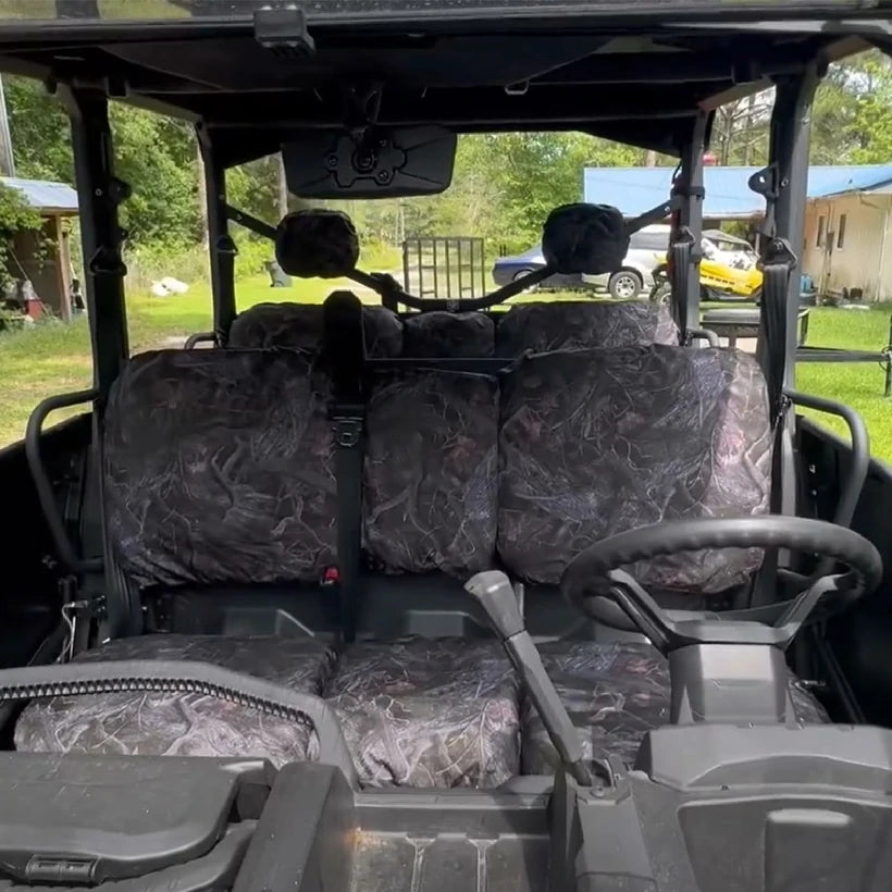 after install the defender max camo seat covers