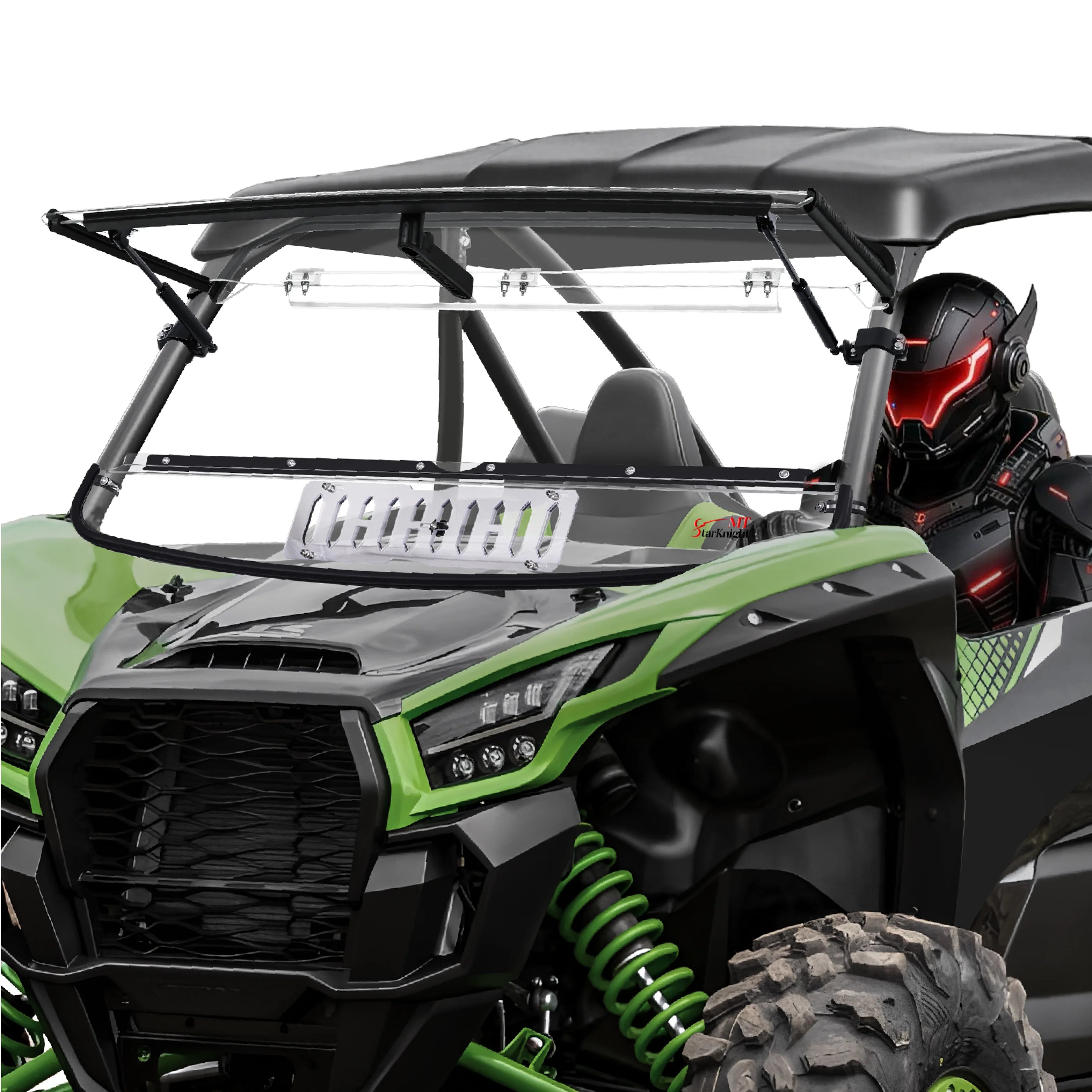 Kawasaki Teryx KRX 1000 3-in-1 Flip-Up Windshield – StarknightMT