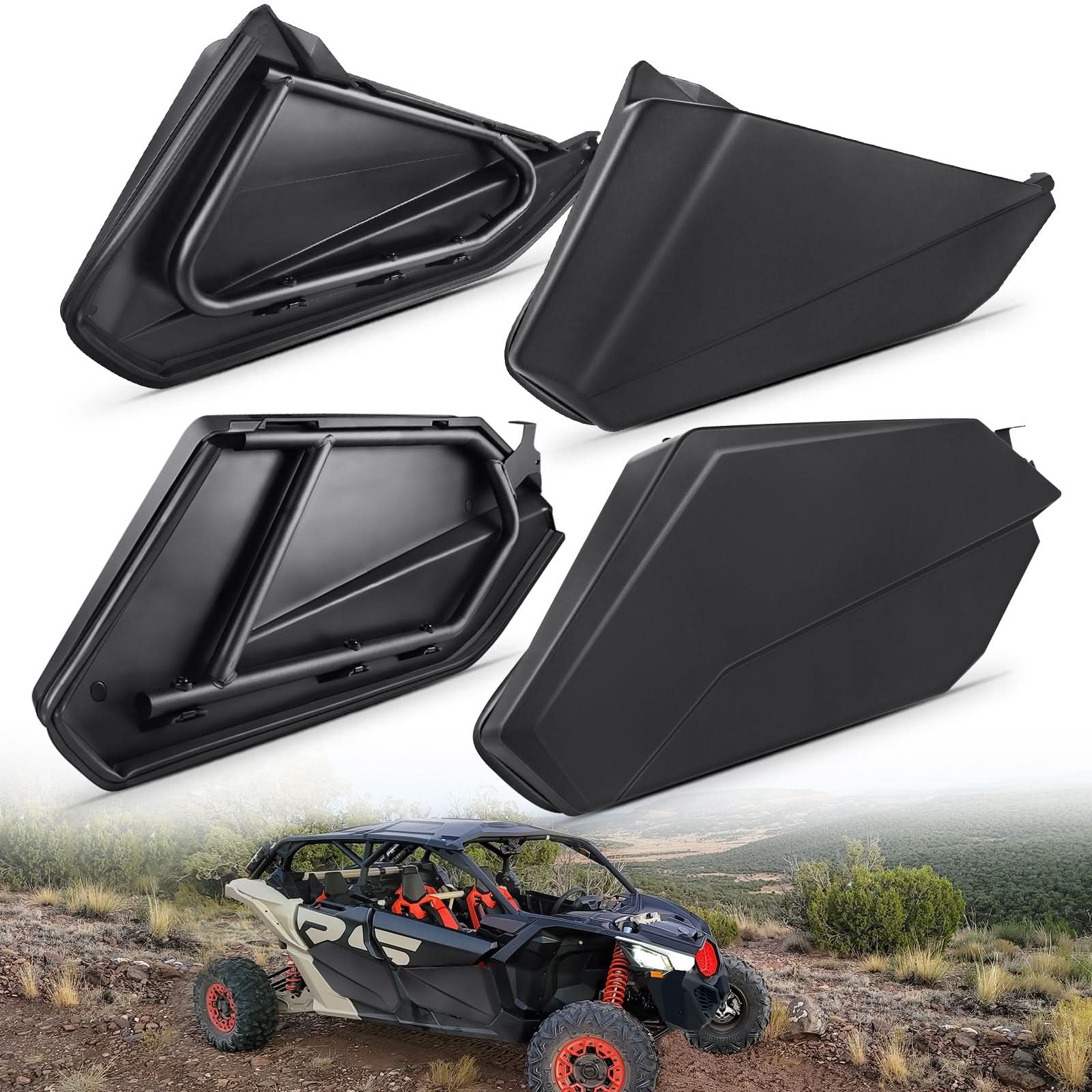 Lower Doors Panels Kit For Can-Am Maverick X3 MAX - StarknightMT
