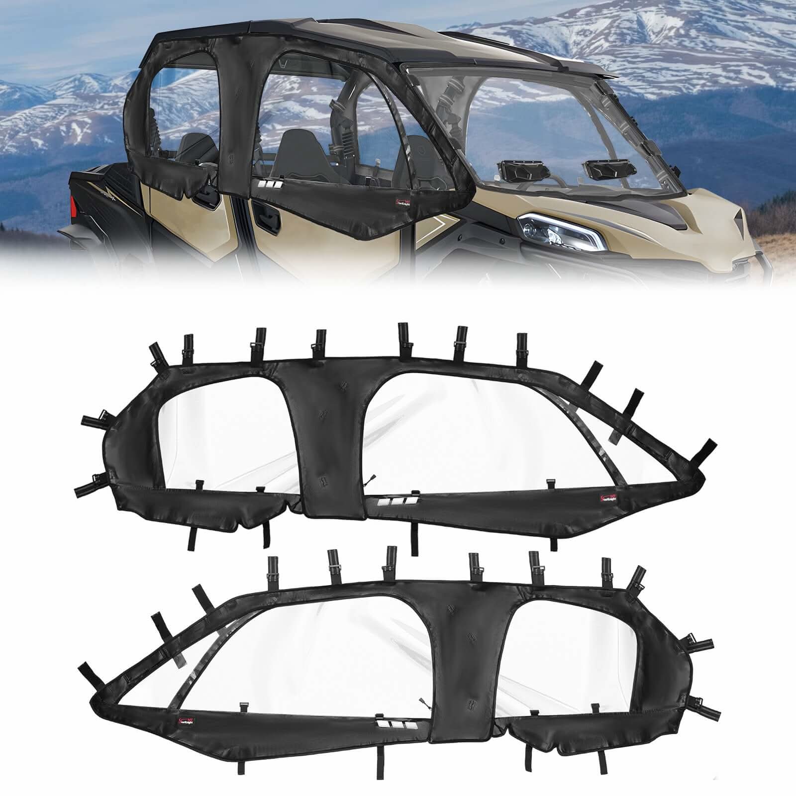 CFmoto ZForce 950 Sport 4 Soft Upper Doors (2024+) – StarknightMT