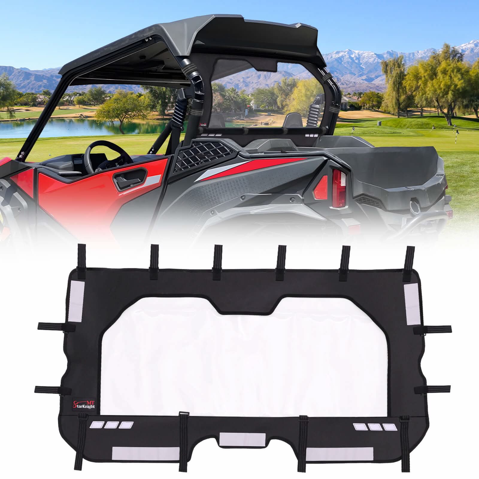 CFMOTO ZForce 950 Sport/4/950 Trail G2 Soft Rear Windshield