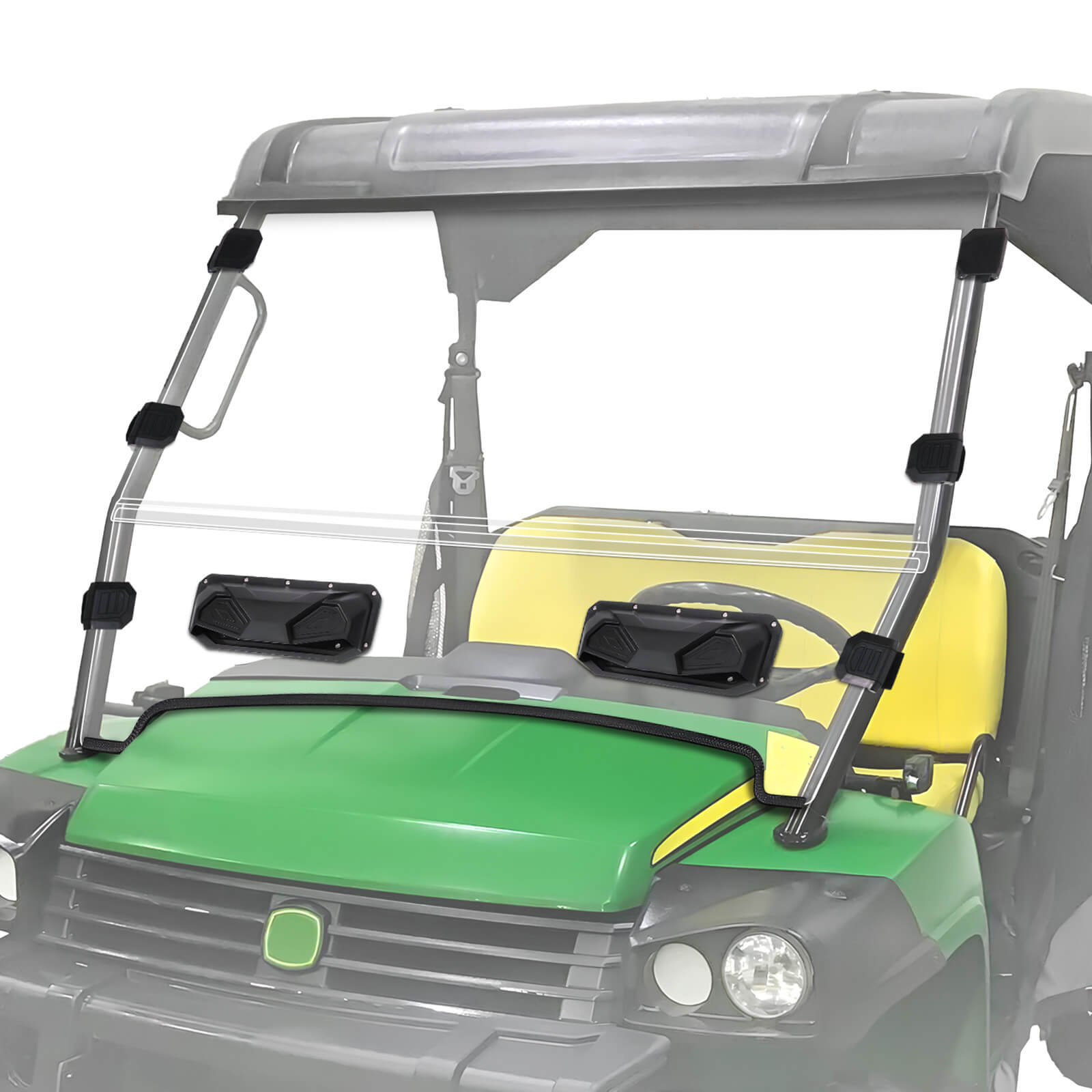 Gator HPX 620i/625i/825i Vented Windshield