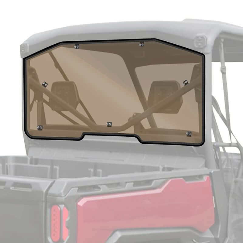 can-am defender rear tinted windshield