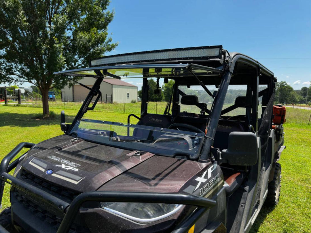 Ranger XP 100 with StarknightMT's flip windshield