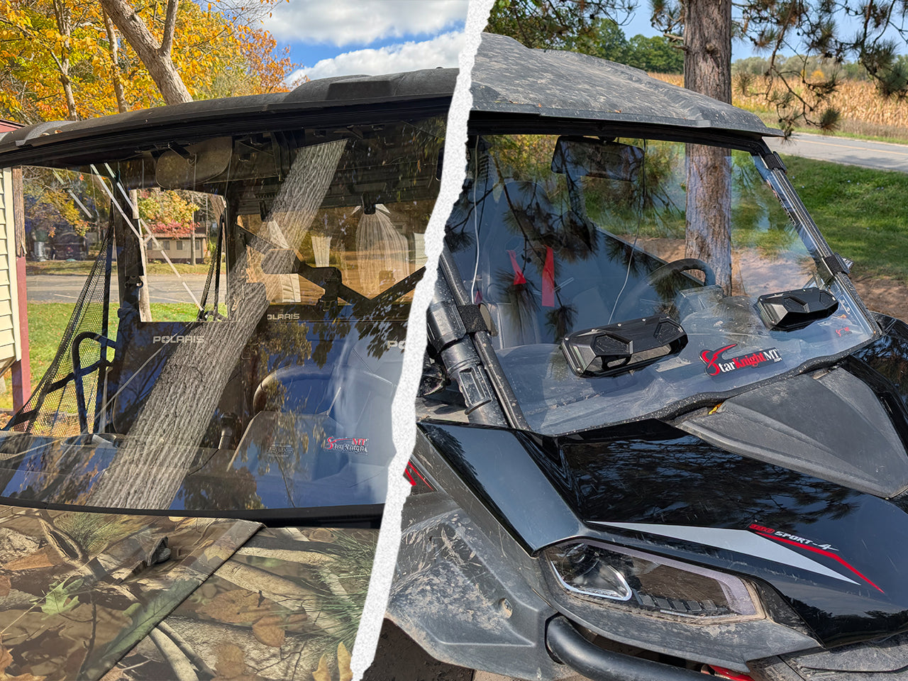 Full vs Vented Windshield