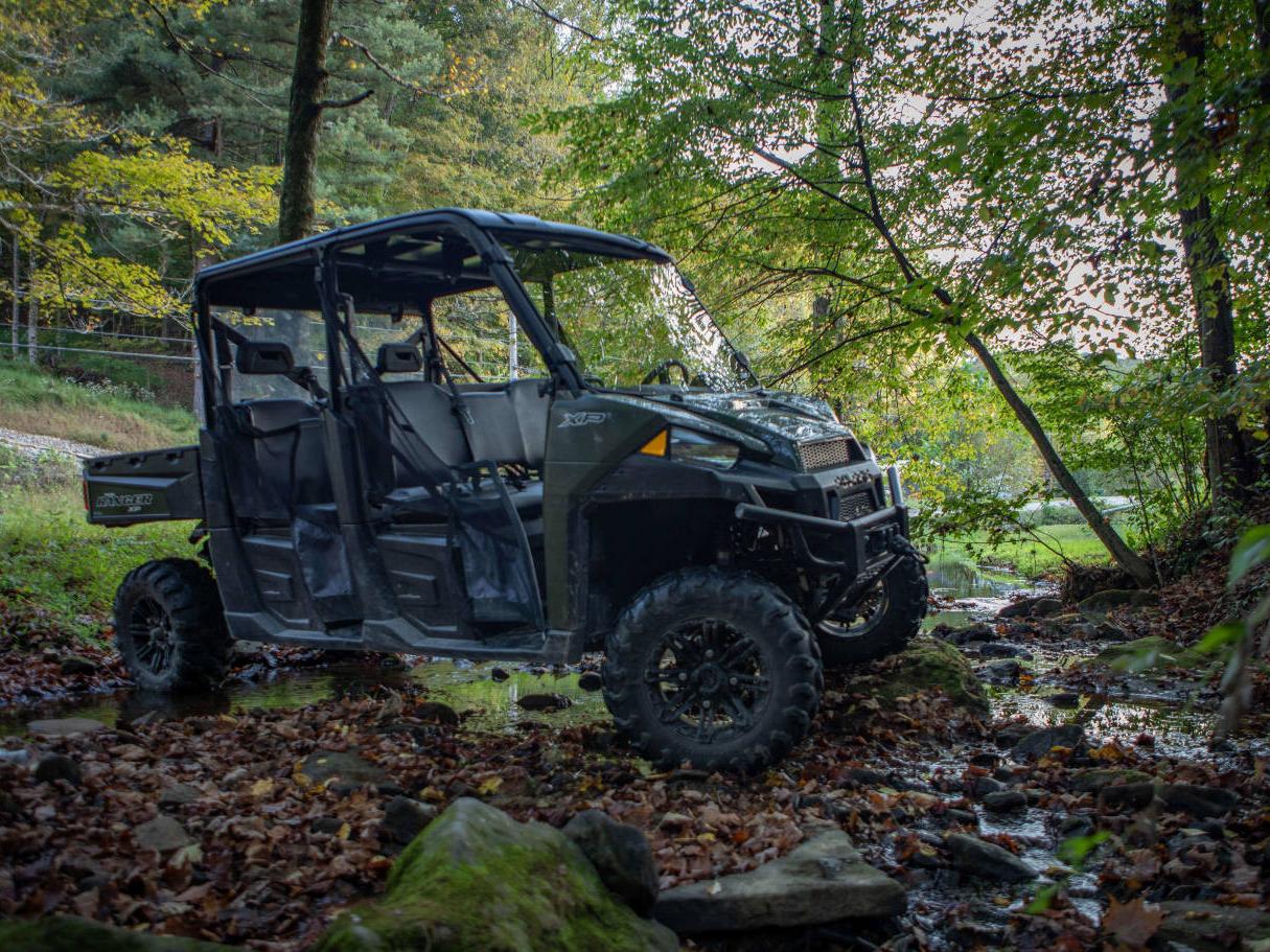 Polaris Ranger XP Crew with StarknightMT full windshield