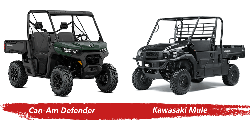 Can-am Defender vs kawasaki mule