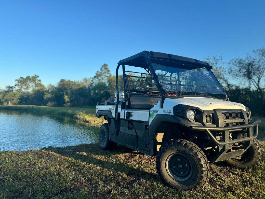 Kawasaki Mule Windshield Guide — Which Setup Works Best for Dust, Work, and Weather