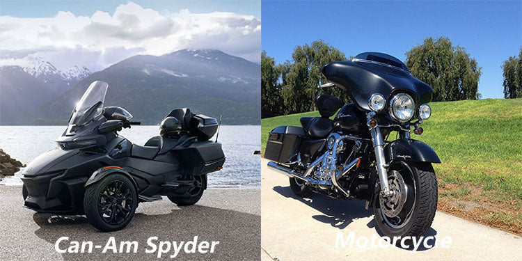 can-am spyder vs motorcycle