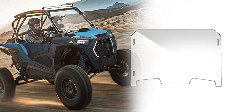 clean utv windshield