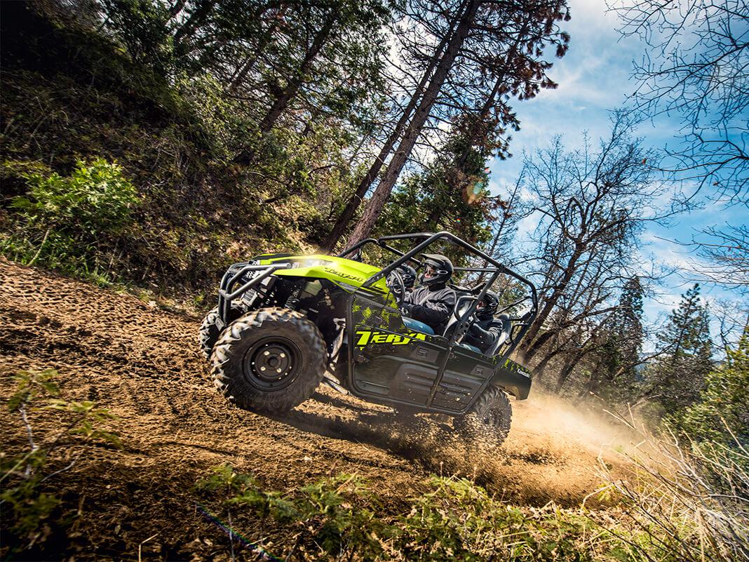 TERYX4 climbed up the hillside.
