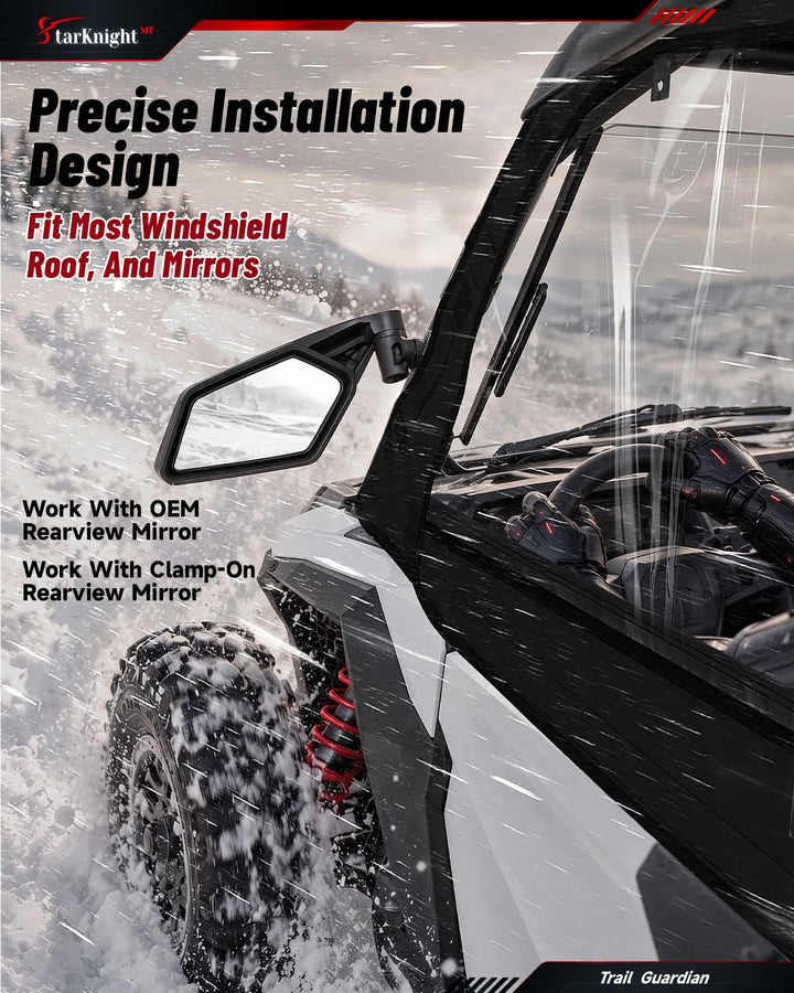 2024+ Polaris RZR XP 1000 Soft Cab enclosure  fit windshield, mirror and roof