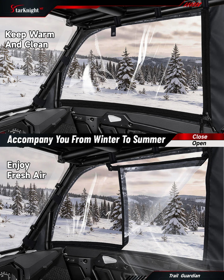 2024+ Polaris RZR XP 1000 Soft Cab enclosure  open and close