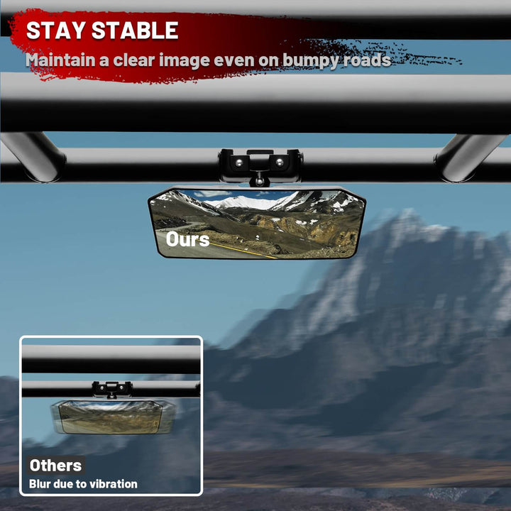 2024 rzr xp 1000 Rearview mirror with stability feature 