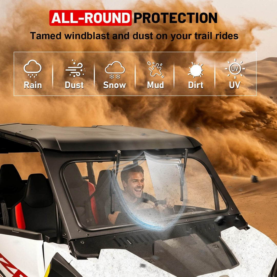2024+ Polaris RZR XP 1000 Glass Windshield All-round protection