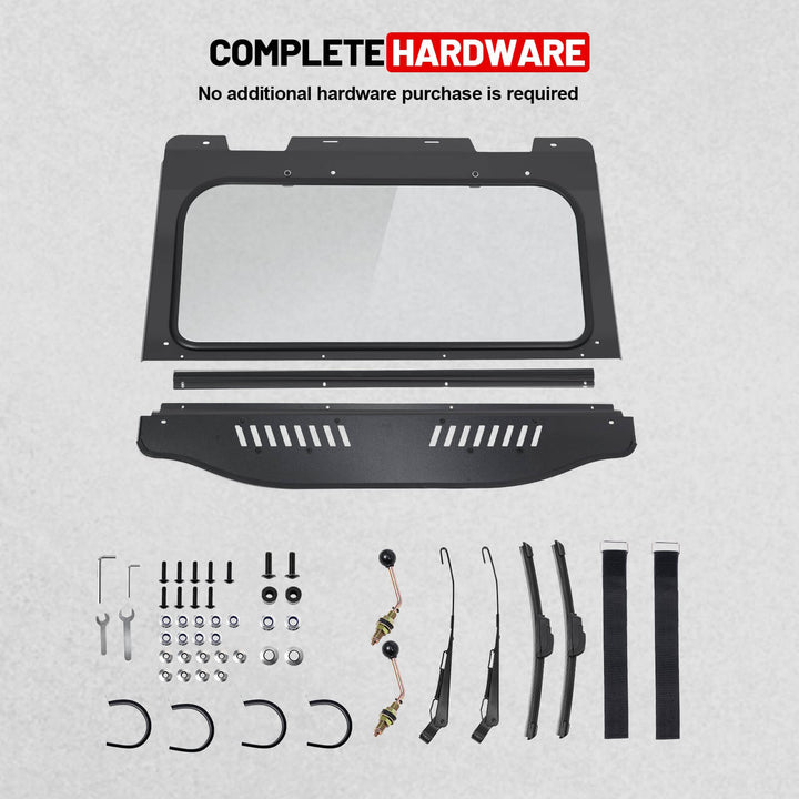 2024+ Polaris RZR XP 1000 Glass Windshield Package List 