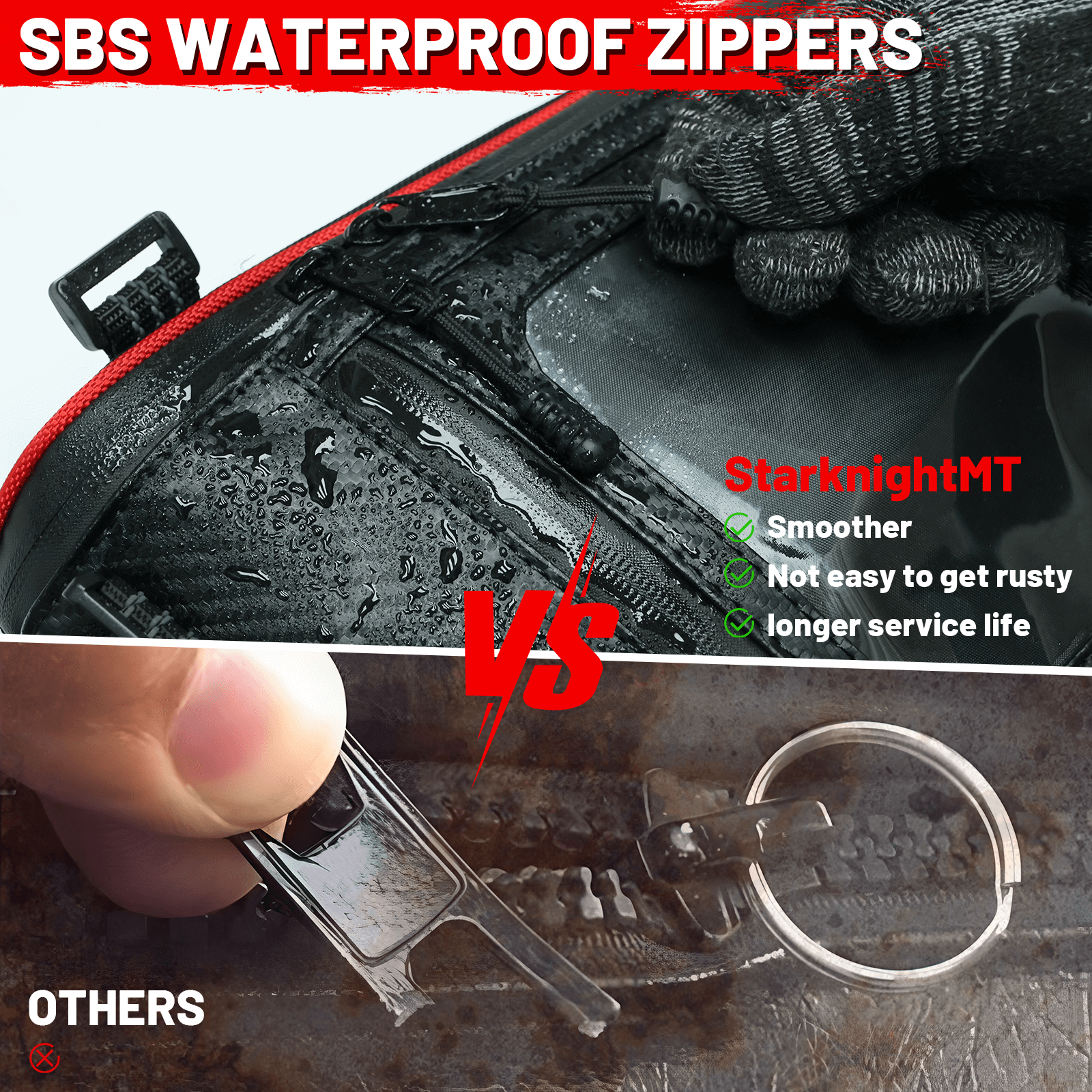 RZR XP 1000 UTV Roof bag waterproof zippers