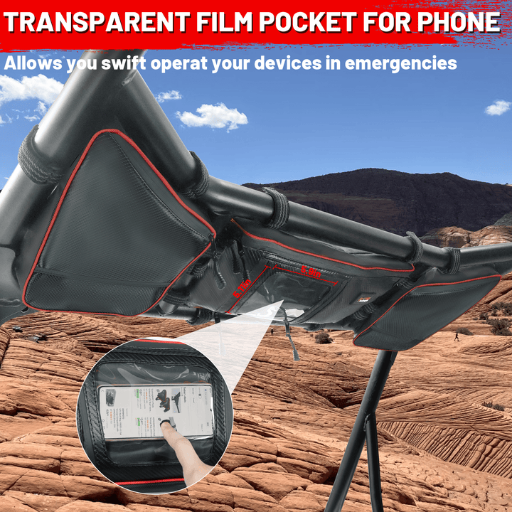 transparent film pocket allows you swift operate your devices