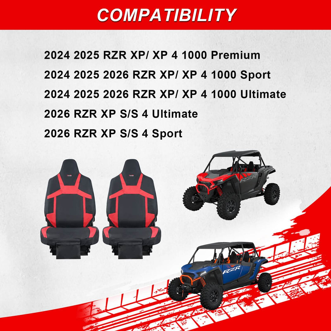 2024 RZR XP 1000 Seat Cover compatiblity