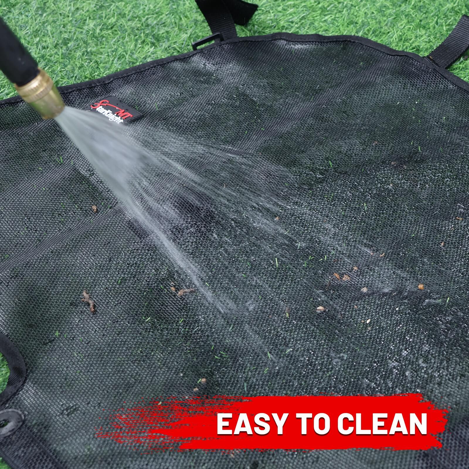 easy to clean the RZR xp 4 1000 soft rear window net