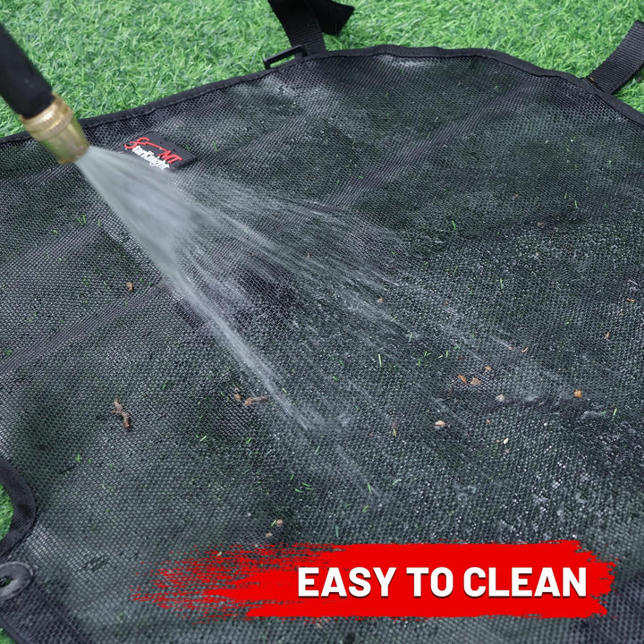 easy to clean the RZR xp 4 1000 soft rear window net