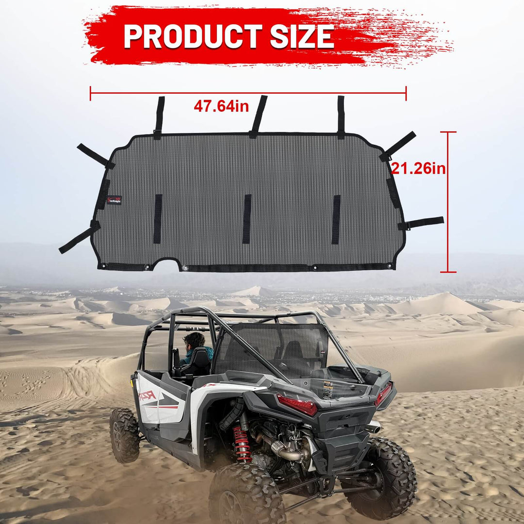 2024 Polaris rzr xp soft rear window net size