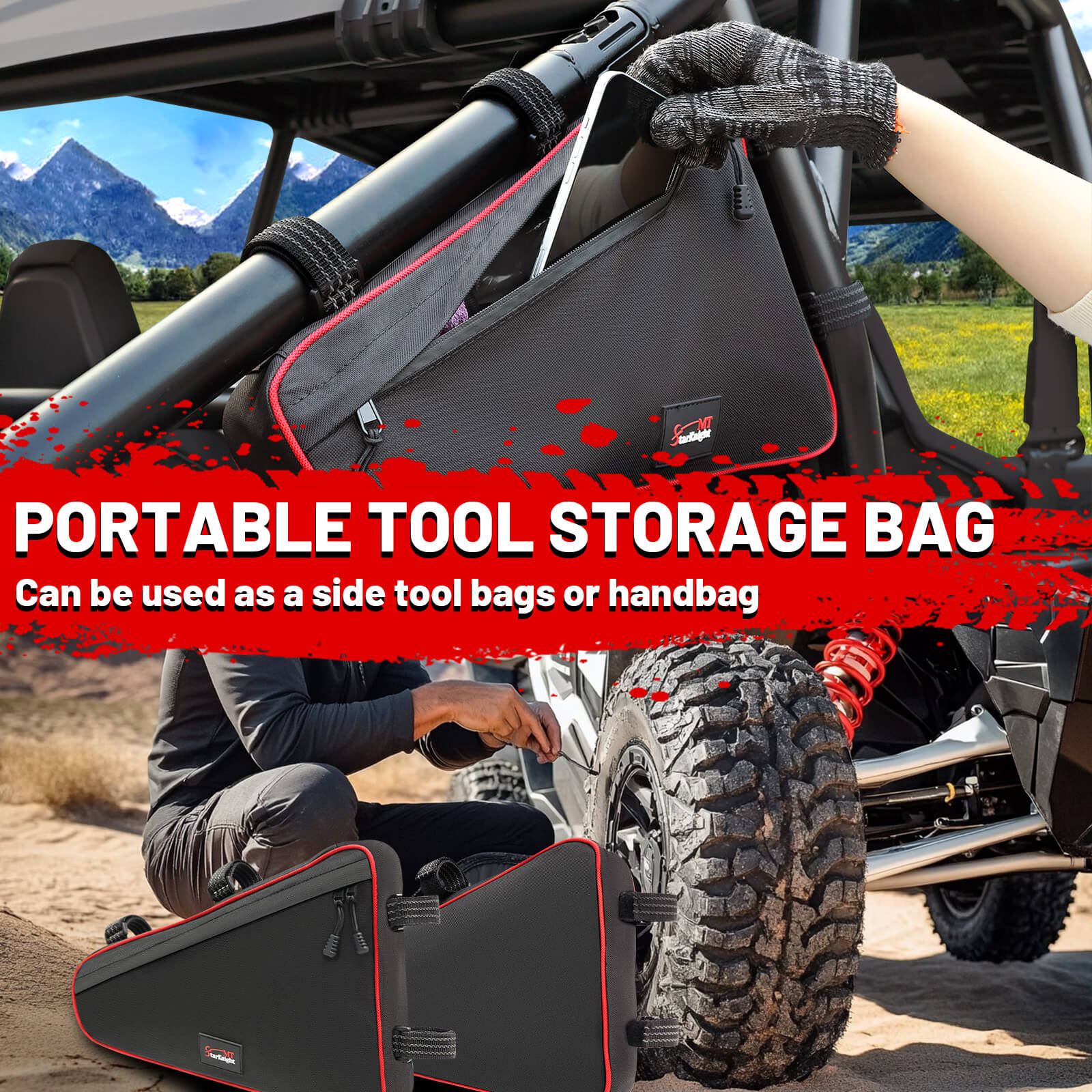 2024 rzr xp 1000 storage bags as tool bag