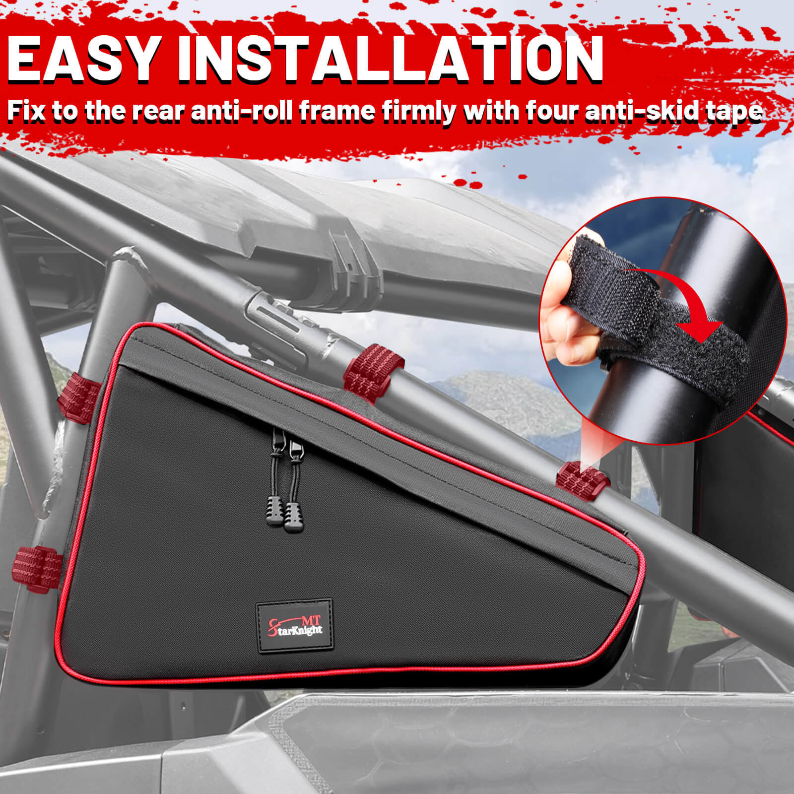 easy to install the 2024 rzr xp 1000 storage bags