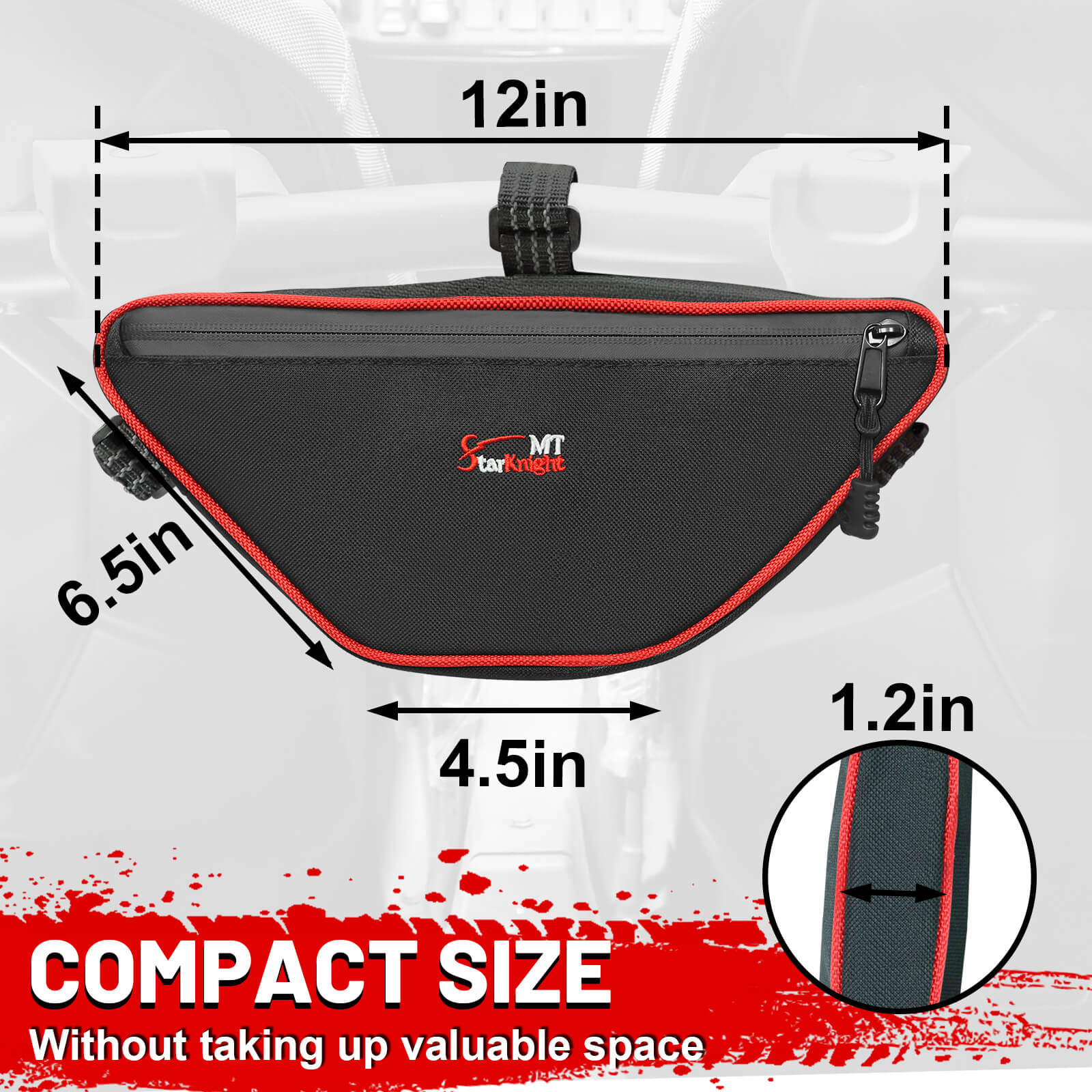 rzr xp 4 1000 center seat bag compact size