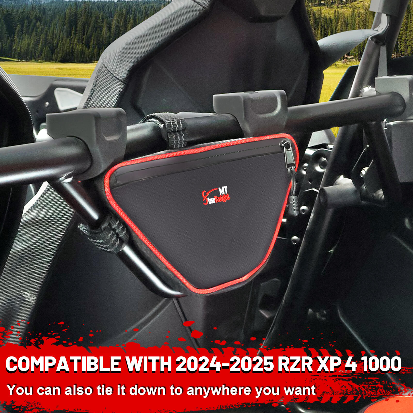 rzr center seat bag fit 2024-2025 xp 4 1000