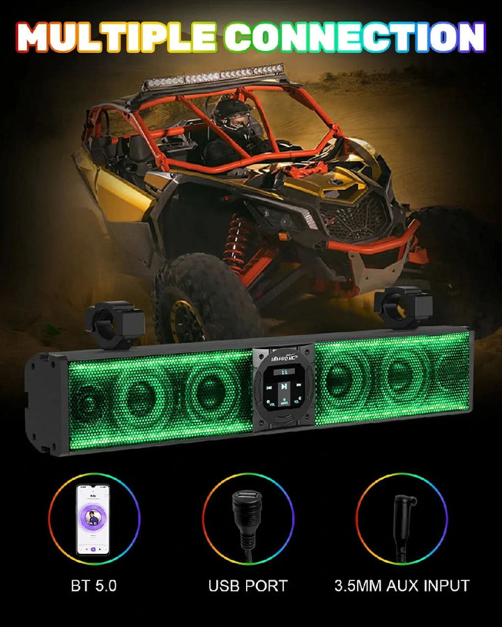 univerisal sound bar have multiple connection