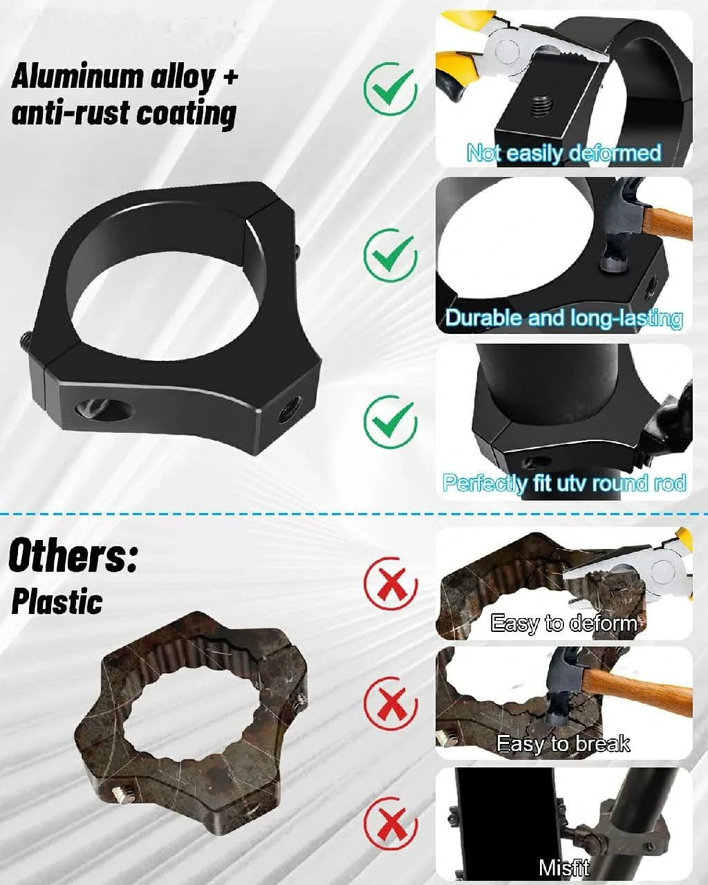 starknightmt phone mount made of aluminum alloy