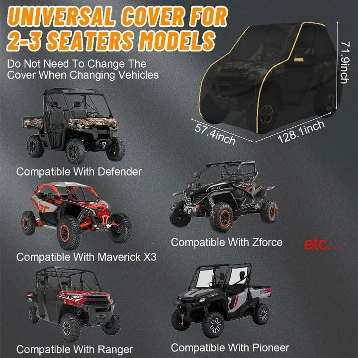 universal cover for 2-3 seaters models fitment