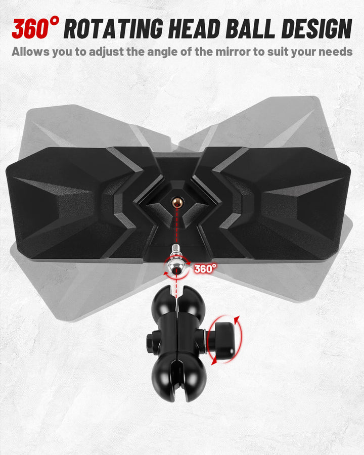 360 °Adjustable Boat Rear View Mirror Design