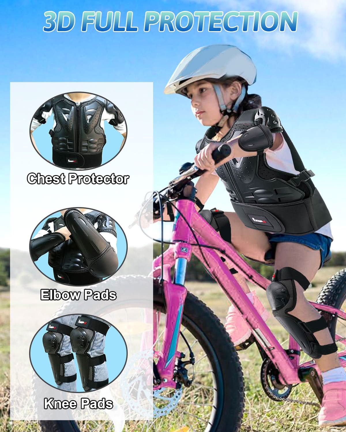 3D full protection for kid protective suit