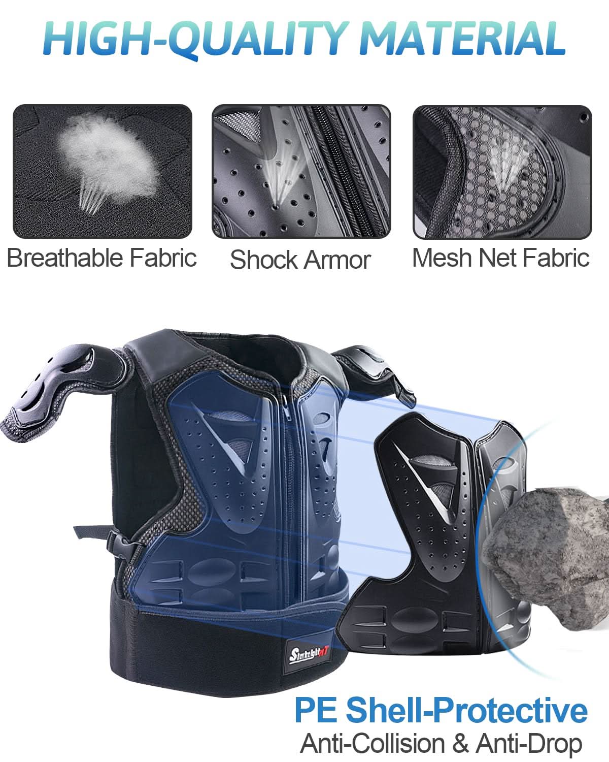 high-quality material of kid armor suit
