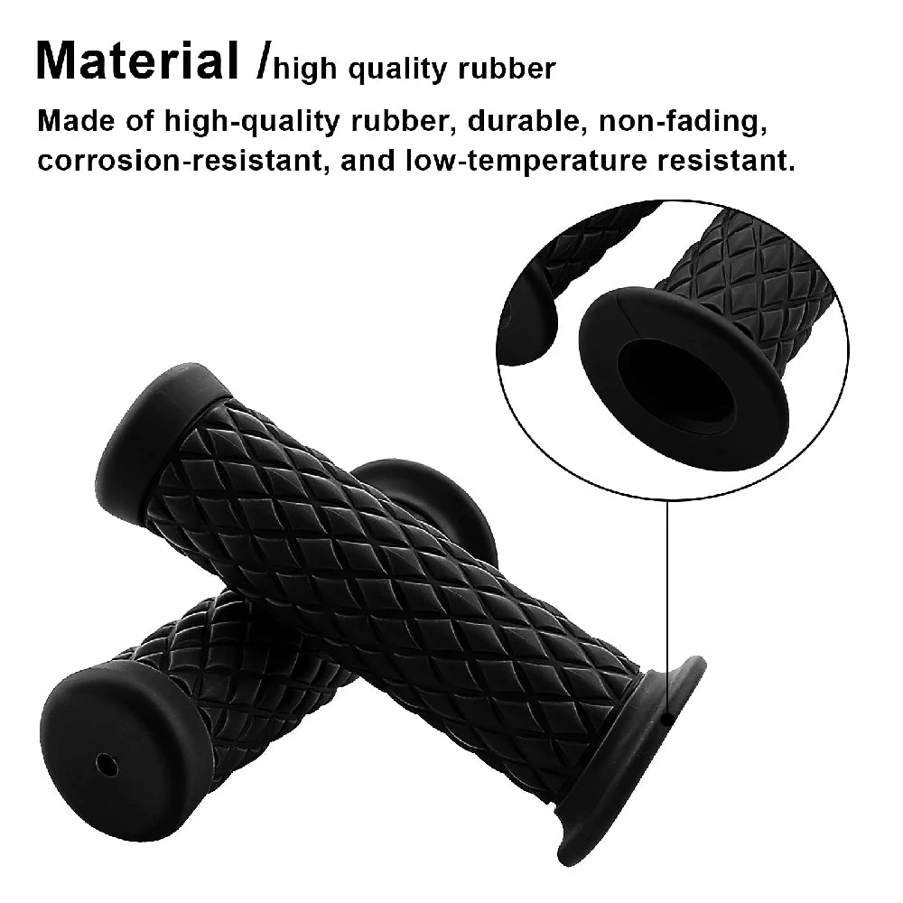black rubber motorcycle material