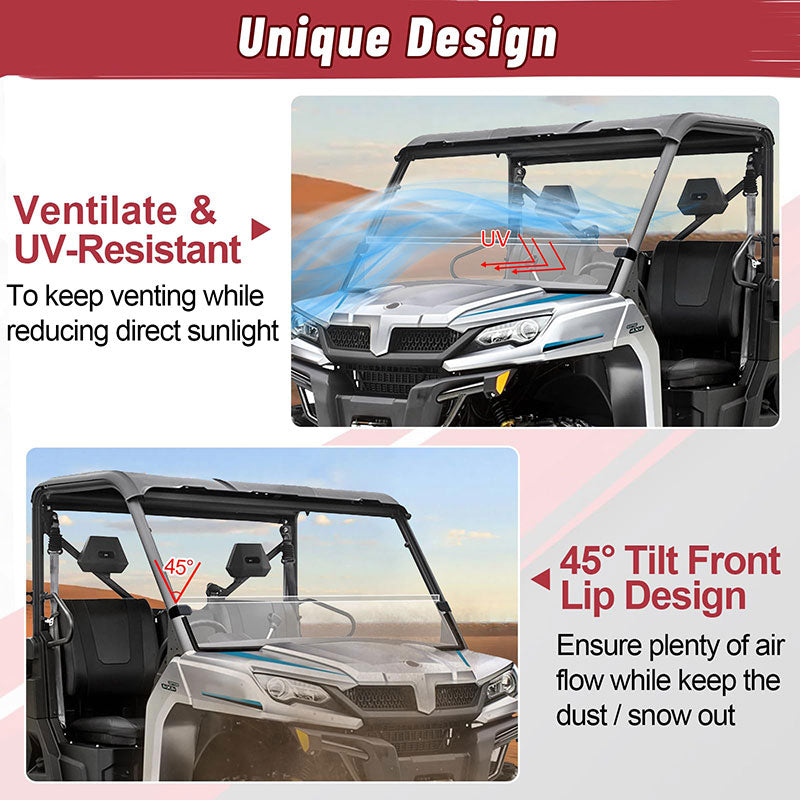 design of the uforce hald windshield