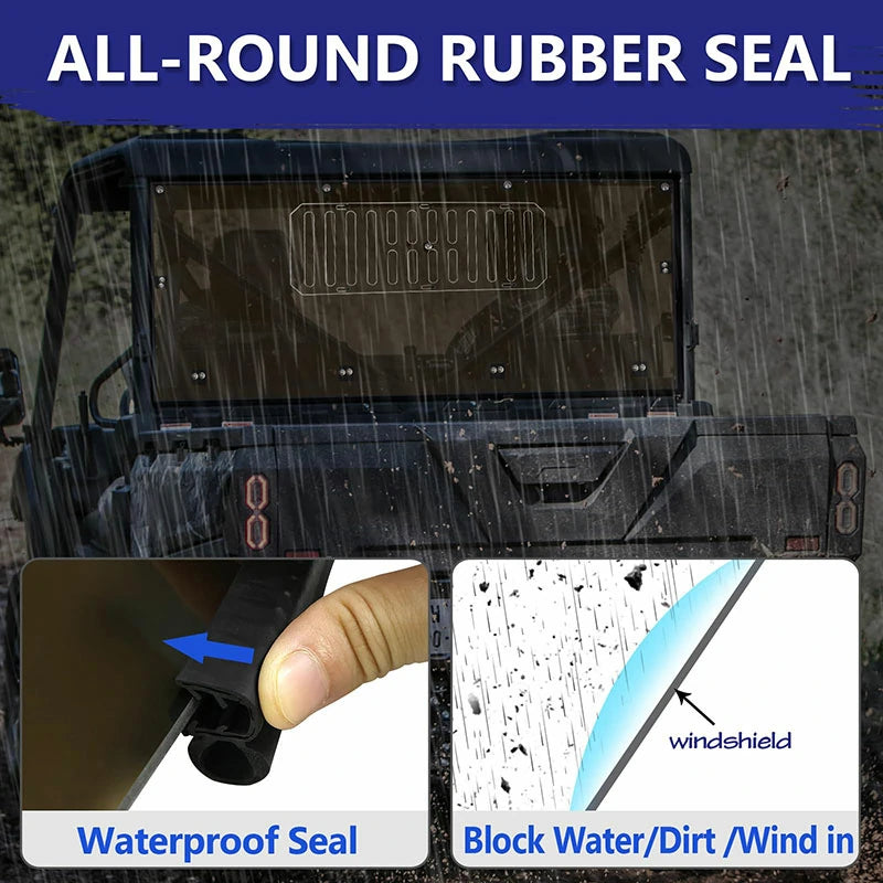 waterproof seal of cfmoto uforce 1000 rear vented windshield