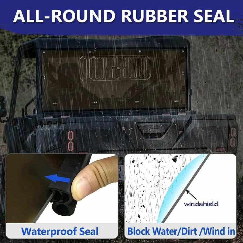 waterproof seal of CFMOTO uforce 1000 rear vented windshield