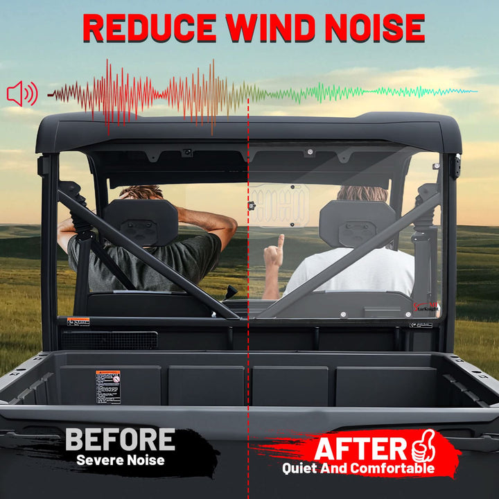 StarknightMT UFORCE 600 Vent Rear Windshield reduce wind nose