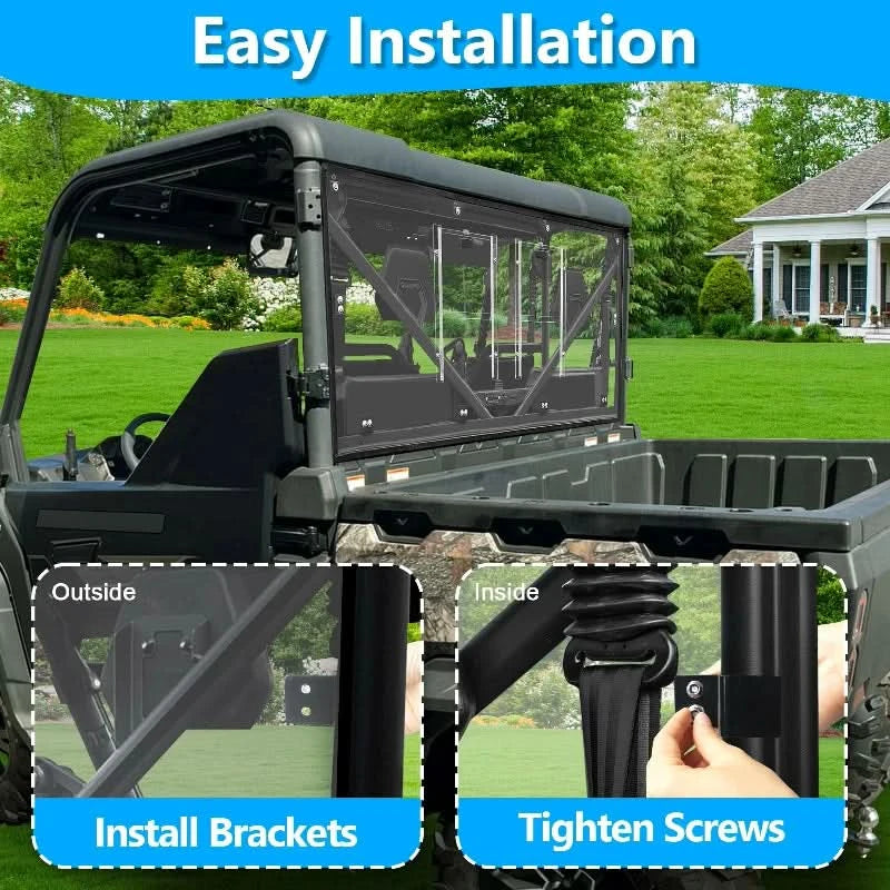 easy to install the uforce 1000 rear windshield 