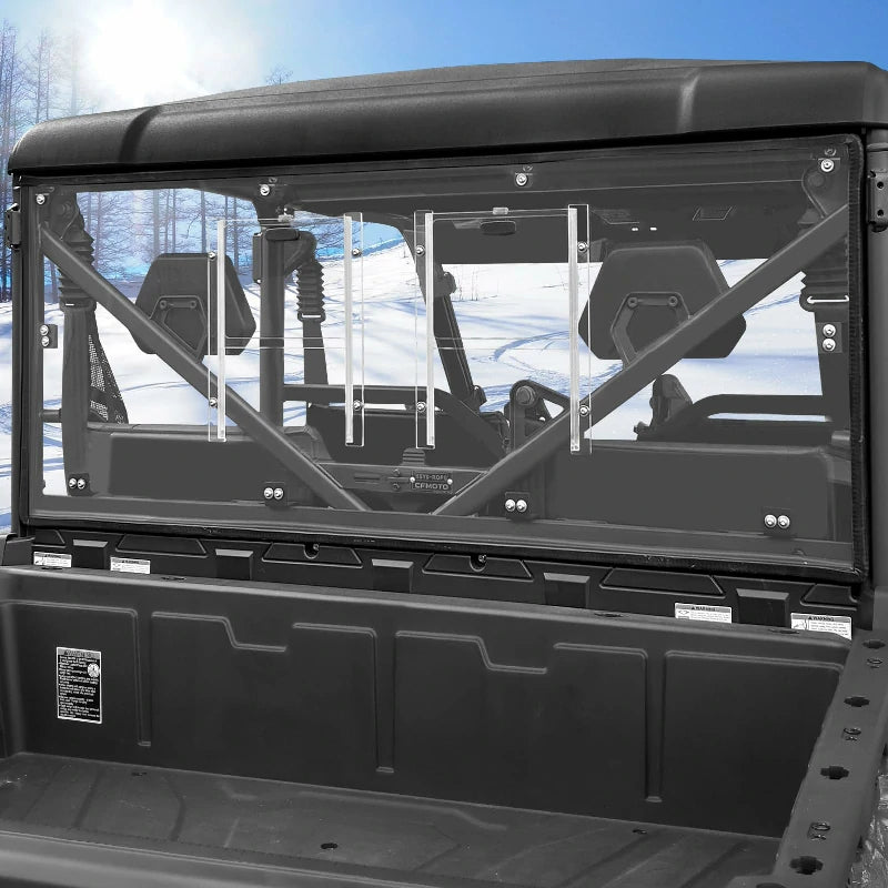 CFMOTO UForce 1000 rear vented windshield side show