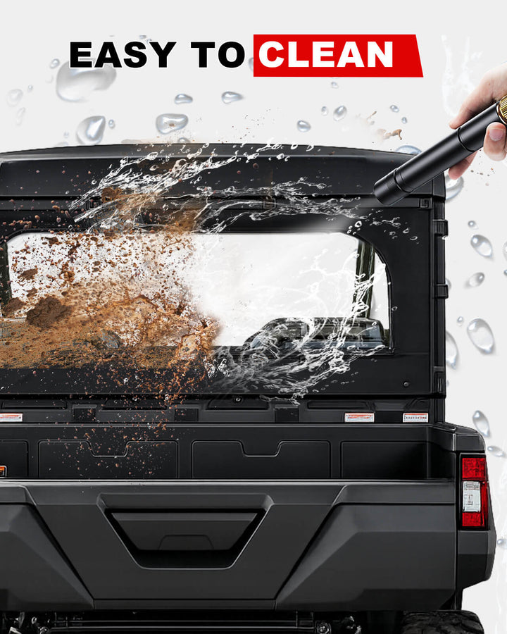 CFMOTO UForce 1000/1000 XL Soft Rear Windshield Easy to clean