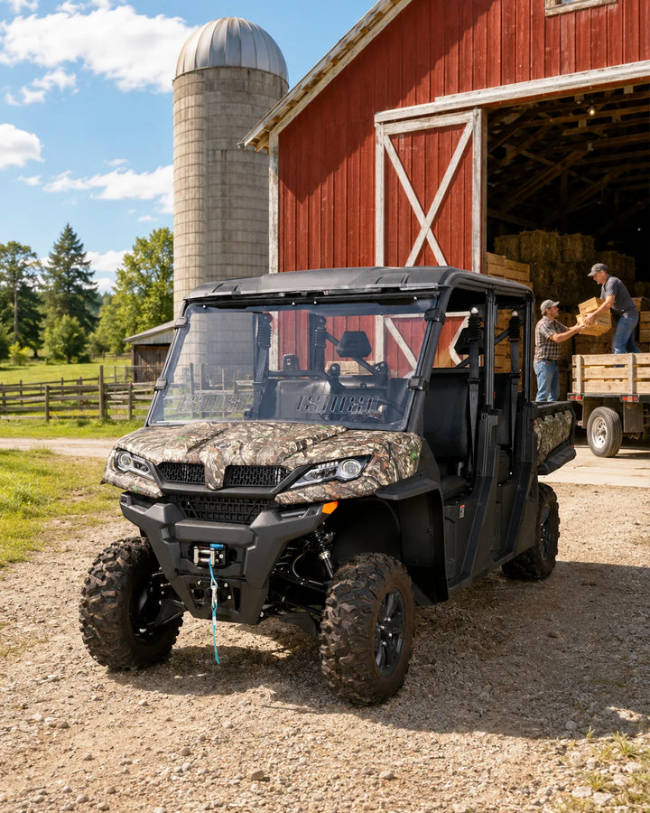 CFMOTO UForce 1000 Vented front windshield show