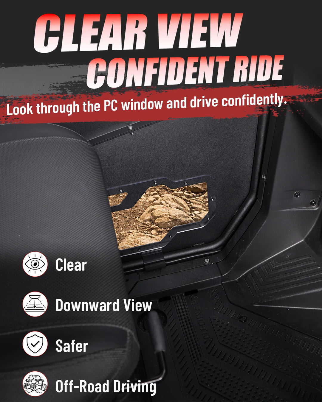 StarknightMT CFMOTO UForce 1000 XL Aluminum Lower Door  Details