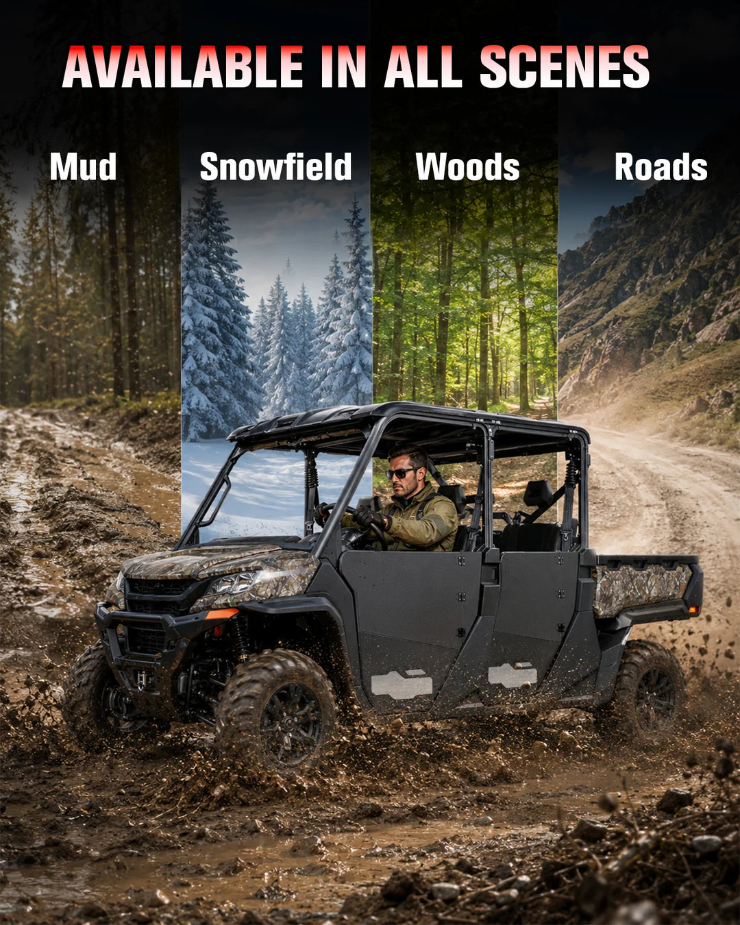 StarknightMT CFMOTO UForce 1000 XL Aluminum Lower Door  Available in all scenes