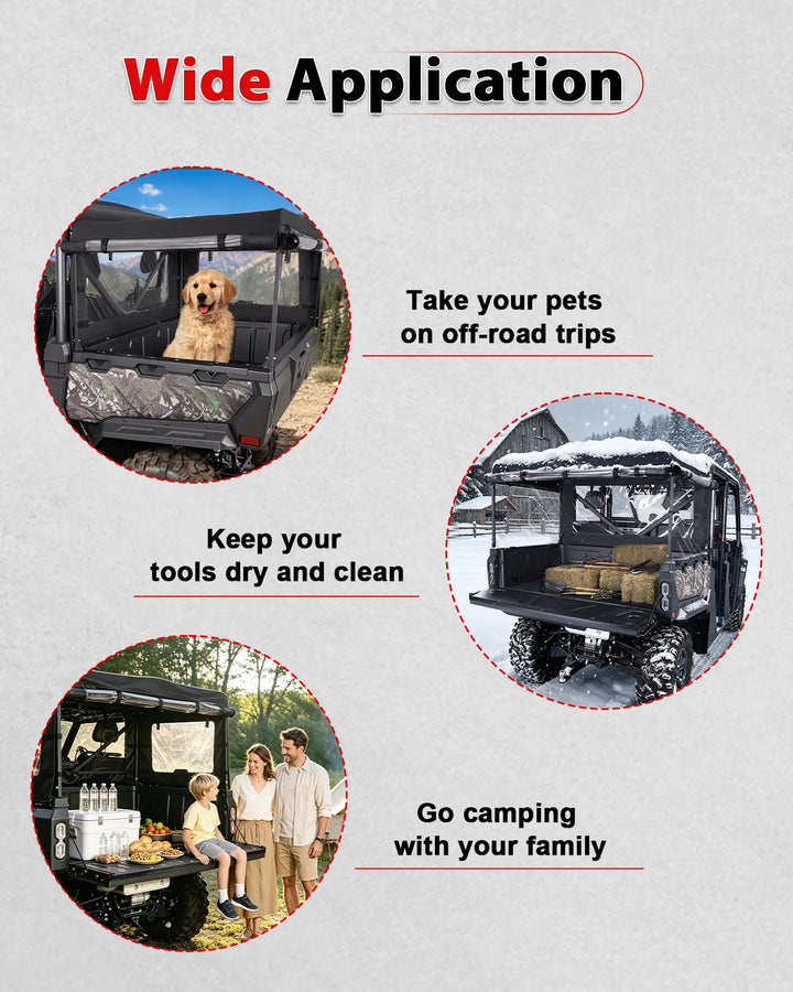 CFMOTO UForce 1000/XL Soft Cargo Bed Cover wide application