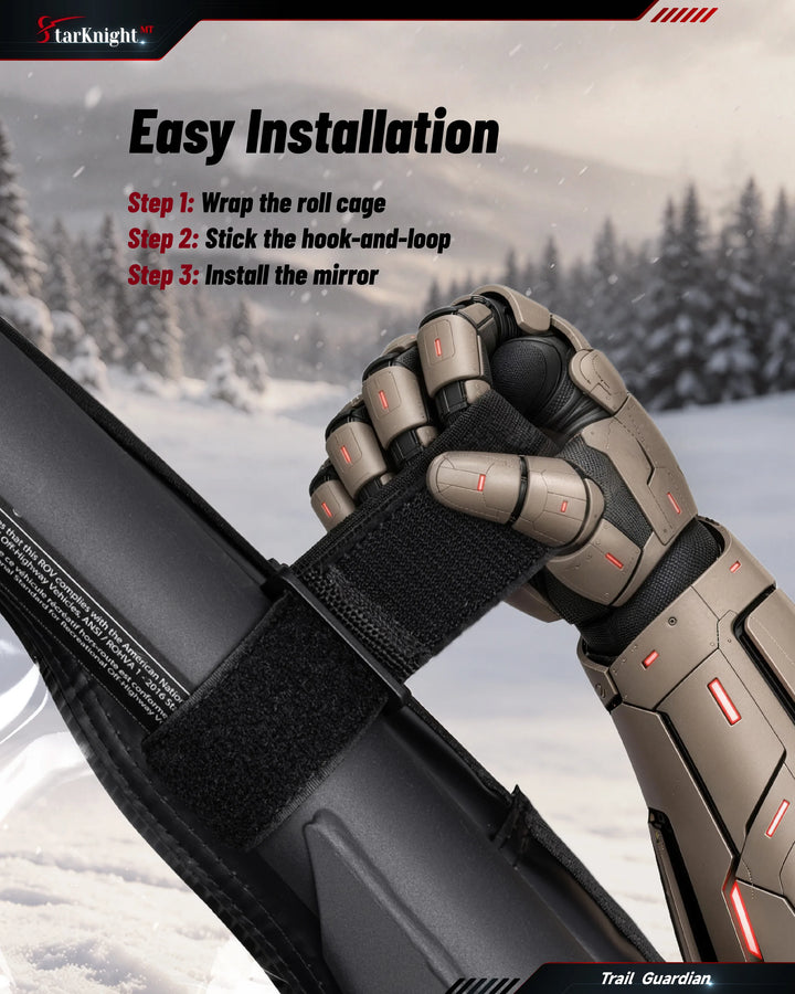 CFMOTO UForce 1000 Soft Upper Doors  east installation