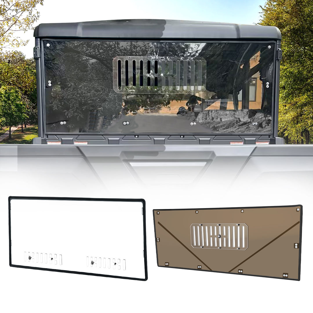 StarknightMT CFMOTO UForce 1000/XL Vented Front & Rear Windshield